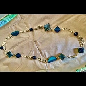 Betsey Johnson Plaid Necklace